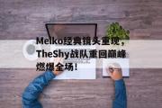 开云网站-Meiko经典镜头重现，TheShy战队重回巅峰燃爆全场！